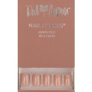Red Aspen Nail Dashes Manicure & Pedicure Set Nude